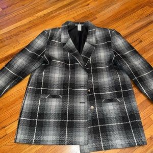 Plaid Blazer